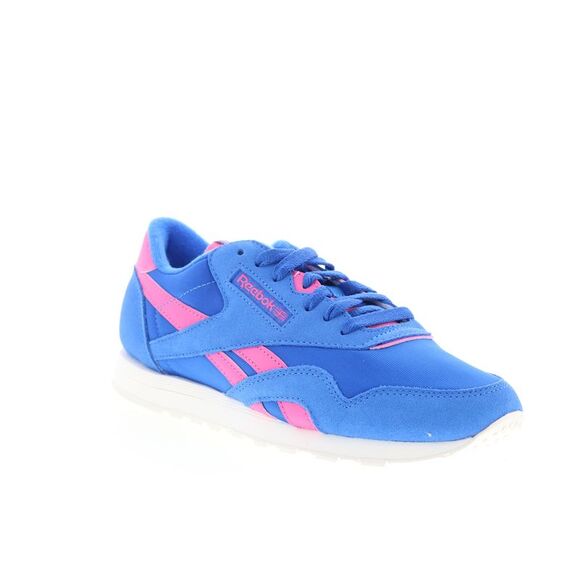 Reebok Womens Classic Nylon Blue Shoes (NWT) - Picture 2 of 7